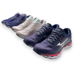 Mizuno Wave Sky 05/ Wave Inspire 18/ Wave Horizon 3 Womens 9.5 Lot 3 Pair AS-IS